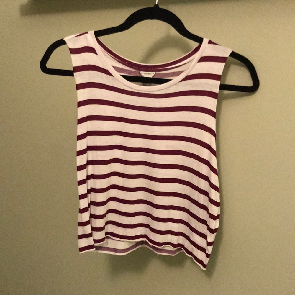 Forever 21 Striped Tank Top